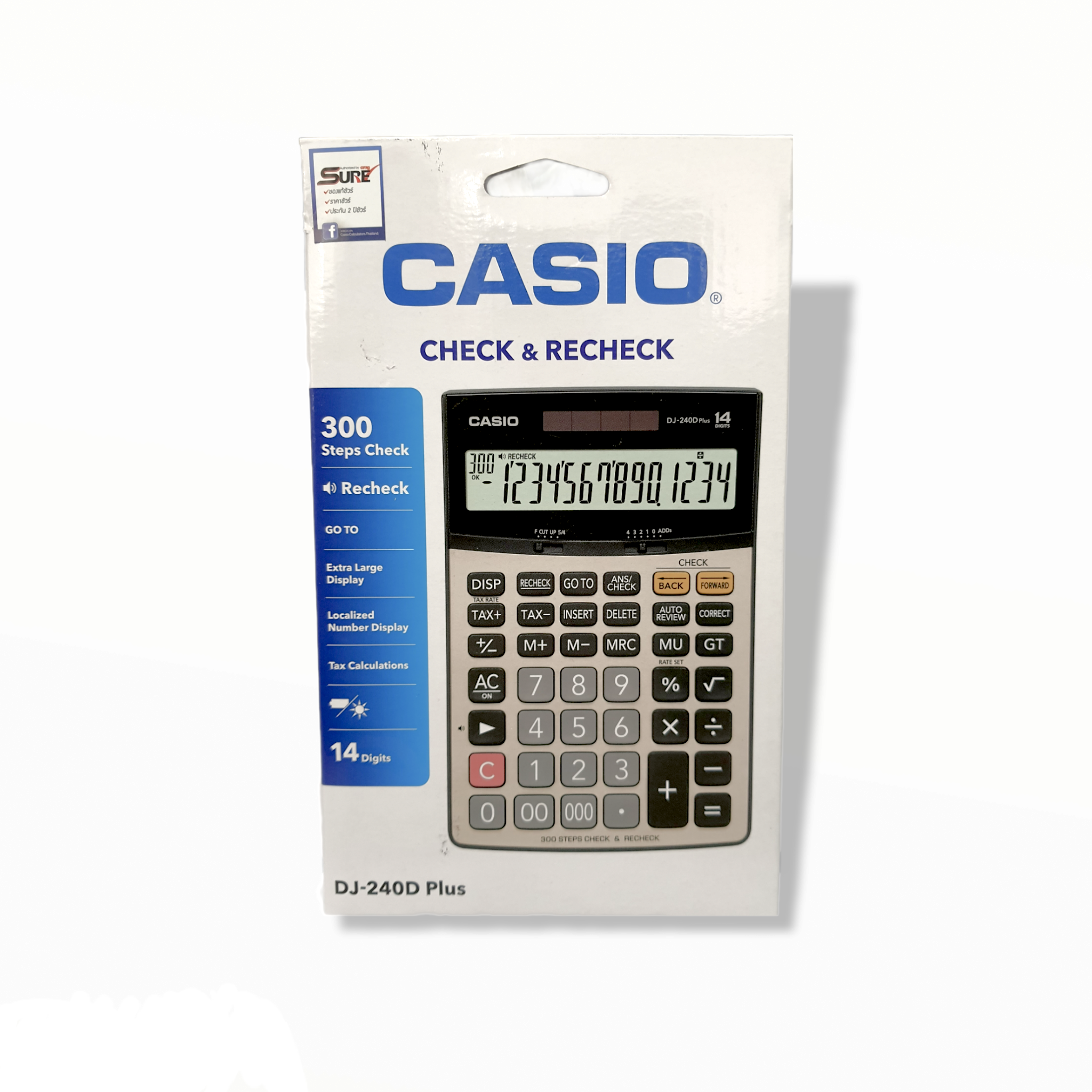 เครื่องคิดเลข CASIO รุ่น DJ-240D Plus